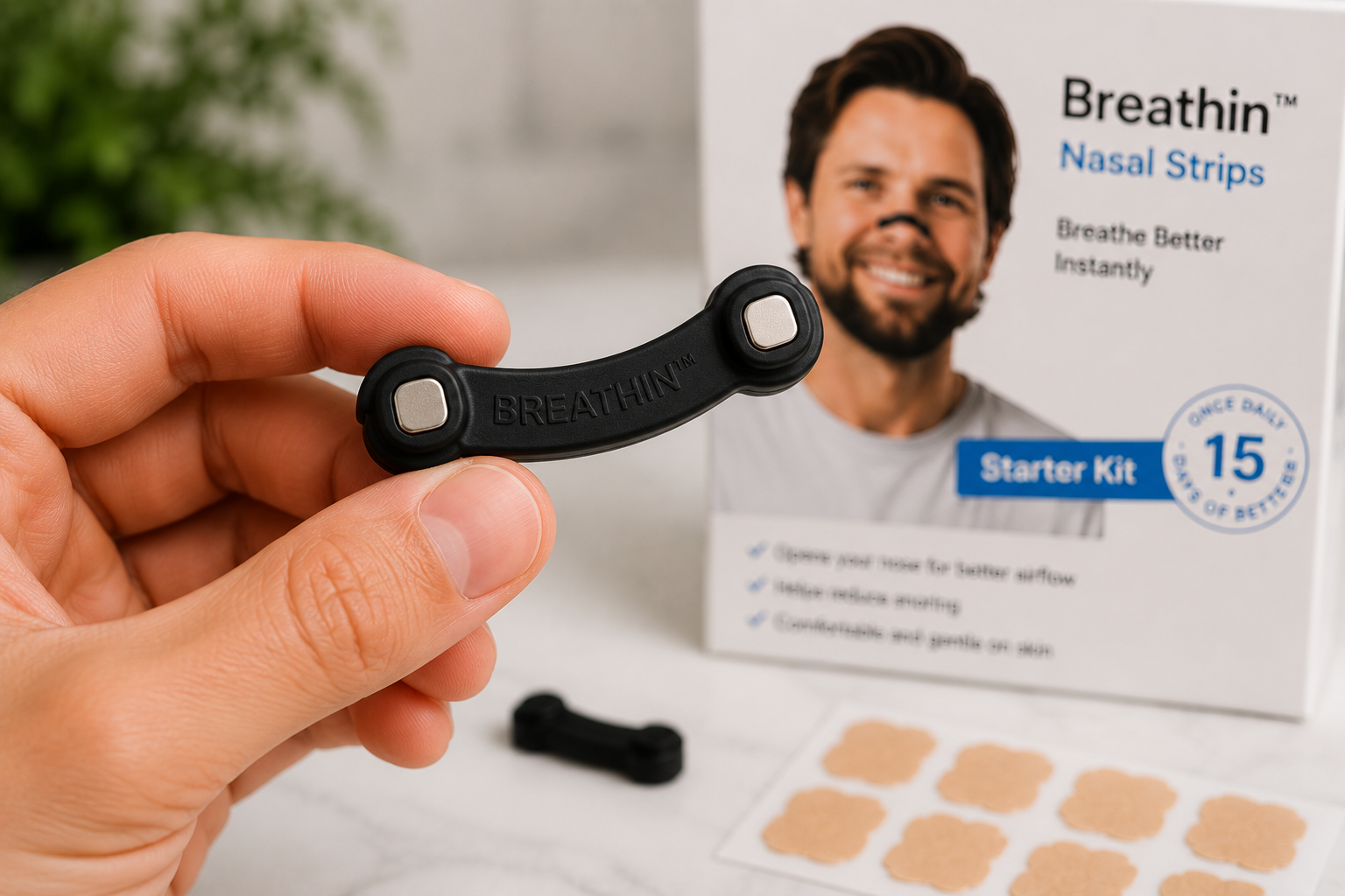     Breathin™ Nasal Strips | Breathe Better Instantly