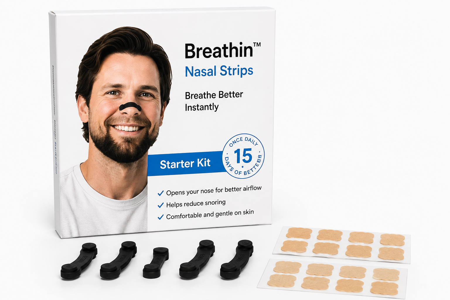     Breathin™ Nasal Strips | Breathe Better Instantly